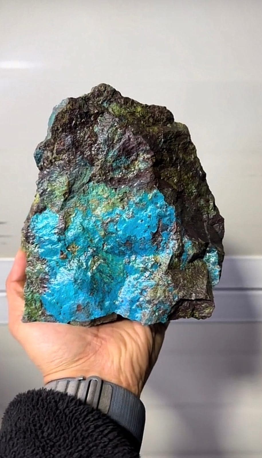 Crisocola Azul sobre Matriz